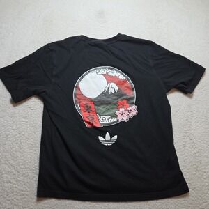 Adidas Tokyo Japan Exclusive Mt Fuji Mens T Shirt Black Size 2XL Graphic Tee
